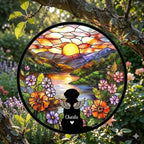 Personalized Golden Retriever Loss Sympathy Gift, Custom Dog Memorial Suncatcher, Pet Memorial Gift, Loss of Dog Gift, Remembrance Gift - image 2