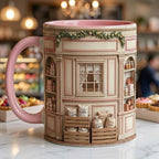 Personalized Bakery Mug, Bakery Faux 3D Effect Mug, Kitchen Baking Gift For Her - image 4