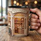 Custom Name Baker’s Dream Mug, Bakery Mug, Kitchen Baking Faux 3D Effect, Gift For Her - image 5