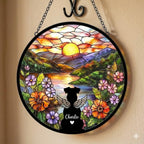 Personalized Miniature Schnauzer Dog   Loss Sympathy Gift, Custom Dog Memorial Suncatcher, Pet Memorial Gift, Loss of Dog Gift, Remembrance - image 2