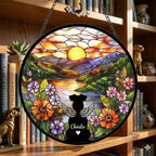 Personalized Miniature Schnauzer Dog   Loss Sympathy Gift, Custom Dog Memorial Suncatcher, Pet Memorial Gift, Loss of Dog Gift, Remembrance - image 3
