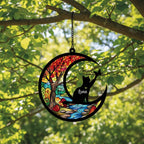Personalized Cat Memorial Suncatcher, Custom Loss Of Cat Sympathy Gift,In Loving Memory, Gift For Cat Lovers - image 6