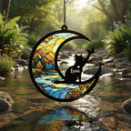 Personalized Cat Memorial Suncatcher, Custom Loss Of Cat Sympathy Gift, Cat Remembrance Gift, Gift For Cat Lovers - image 5