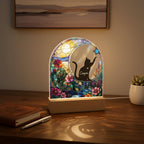 Personalized Cat Memorial LED Night Light — Custom Loss Of Cat Sympathy Gift, Pet Memorial Gift, Cat Memorial Gift - image 6