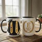 Personalized Graduation Mug, College Graduated, New Graduate Gift, Faux 3D Mug - Flat Surface - image 3