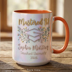 Personalized Masters Degree Mug, Mastered It Mug, Masters Degree Graduation Gift, Faux 3D Mug - Flat Surface - image 7