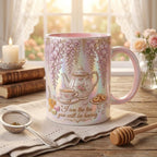 I Am The Tea You Will Be Having Accent Mug, Bookish Tea Lover Mug, Romance Reader Gift, Faux 3D Effect - image 3