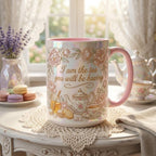 I Am The Tea You Will Be Having Faux 3D Accent Mug, Bookish Tea Lover Mug, Romance Reader Gift - image 2