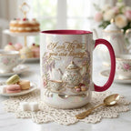 I Am The Tea That You Are Having Accent Mug, Bookish Tea Lover Mug, Romance Reader Gift, Faux 3D Effect - image 4