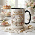 I Am The Tea That You Are Having Accent Mug, Bookish Tea Lover Mug, Romance Reader Gift, Faux 3D Effect - image 5