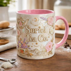 Suriel Tea Co Mug, Fantasy Reader Coffee Mug, Bookish Gift, Reading Book Lover