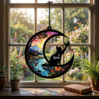 Personalized Cat Loss Sympathy Gift, Custom Pet Memorial Suncatcher, Gift For pet Lovers, Cat Remembrance Gift