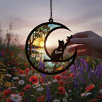Personalized Cat Loss Sympathy Gift, Custom Cat Memorial Suncatcher, Gift For pet Lovers, Cat Remembrance Gift - image 3