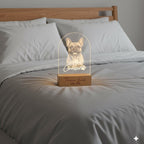 Personalized French Bulldog Dog LED Night Light — Custom Dog  Sympathy Gift, Dog Memorial Gift , Gift For Dog Lover - image 4