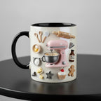 Personalized Baking Mug, Custom Name Cooking Lover Coffee Cup, for Men Women, Mothers Day Gift - image 2