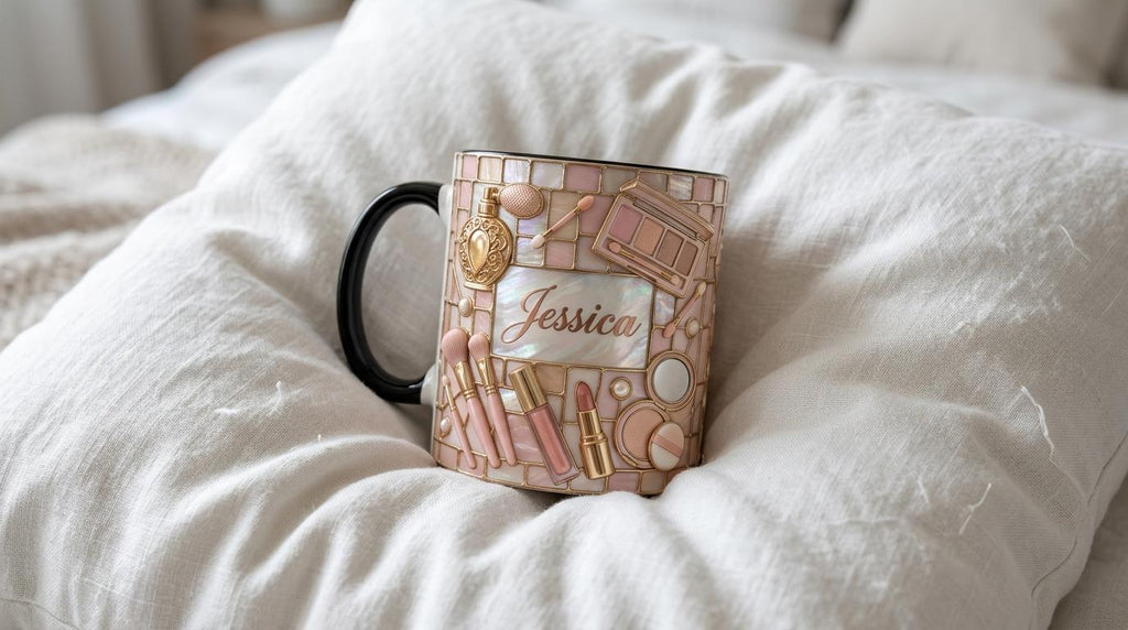 Custom Makeup Lover Mug, Personalized Beauty Salon Cup, Makeup Artist, Mothers Day Gift - image 3