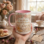 I Am The Tea That You Are Having Accent Mug, Bookish Tea Lover Gift, Romance Reader Accent Mug, Faux 3D Effect - image 3
