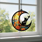 Personalized Cat Loss Sympathy Gift, Custom Cat Memorial Suncatcher, Pet lover Gift,In Loving Memory - image 7
