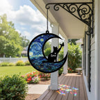 Personalized Cat Loss Sympathy Gift, Custom Cat Memorial Suncatcher, Pet lover Gift,In Loving Memory - image 5