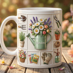 Personalized Gardening Faux 3D Accent Mug, Gardening Gift for Mom Grandma - image 6