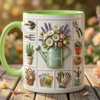 Personalized Gardening Faux 3D Accent Mug, Gardening Gift for Mom Grandma - image 3