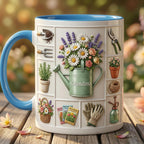 Personalized Gardening Faux 3D Accent Mug, Gardening Gift for Mom Grandma - image 4