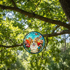 Custom Pembroke Welsh Corgi  Portrait Stained Glass Suncatcher,  Dog Memorial, Custom Dog Portrait from Photo, Sympathy Gifts - image 3
