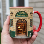 Personalized Bookshop Coffee Cup, Custom Book Lover Accent Mug, Librarian Reader Gift - image 2