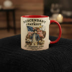 Personalized 250th Anniversary United States Mug, Descendant of a Patriot 1776–2026 Coffee Cup, Historic American Heritage Gift - image 4