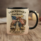 Personalized 250th Anniversary United States Mug, Descendant of a Patriot 1776–2026 Coffee Cup, Historic American Heritage Gift - image 3