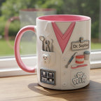 Custom Dentist Mug, Personalized Doctor Gift, Mom/Dad Appreciation Coffee Cup, Nurse Mugs - image 4
