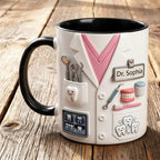 Custom Dentist Mug, Personalized Doctor Gift, Mom/Dad Appreciation Coffee Cup, Nurse Mugs