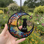 Personalized Dog Memorial Suncatcher,  Custom Dog Loss Sympathy Gift, Dog Remembrance Gift, In Loving Memory,  Dog Memorial Gift - image 5