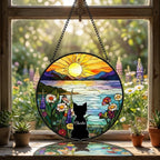 Custom Yorkshire Terrier Dog Memorial Suncatcher With Name , Personalized  Dog Memorial Suncatcher , Puppy Loss Gift,In Loving Memory