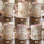 I Am The Tea You Will Be Having Mug, Faux 3D Lavender Design, Bookish Tea Romance Reader Gift - image 2