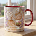 I Am The Tea You Will Be Having Mug, 3D Effect Bookish Romance Reader Accent Cup, Gift For Book Lover - image 2