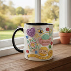 Personalized Crochet Mug, Custom Quilting Knitting Lover Coffee Cup, Mothers Day Gift, Gift for Mom Grandma - image 3