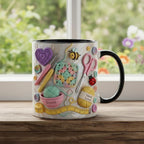 Personalized Crochet Mug, Custom Quilting Knitting Lover Coffee Cup, Mothers Day Gift, Gift for Mom Grandma - image 2