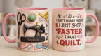 Personalized Sewing Mug, Custom Quilting Knitting Lover Coffee Cup, Mothers Day Gift for Mom Grandma - image 3