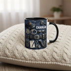 Personalized Police Bulletproof Vest Mug, Officer Uniform Cup, Policemen Coffee Mugs, Gift for Him - image 3