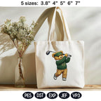 Preppy Golf Teddy Bear Embroidery Design, Country Club Bear, Old Money Style Golfer, Cute Golf Embroidery Pattern, 5 sizes, Digital Download - image 4