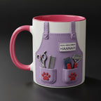 Custom Dog Groomer Mug, Personalized Dog Grooming Coffee Cup, Groomer Gift, Dog Lover - image 2
