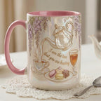 I Am The Tea That You Are Having Faux 3D Accent Mug, Bookish Tea Lover Gift, Romance Reader Accent Mug, BookTok Cup - image 7