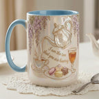I Am The Tea That You Are Having Faux 3D Accent Mug, Bookish Tea Lover Gift, Romance Reader Accent Mug, BookTok Cup - image 4