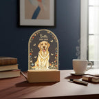 Personalized Pet Photo Memorial Night Light: Dog Cat Loss Sympathy Gift, Lover Gift - image 5