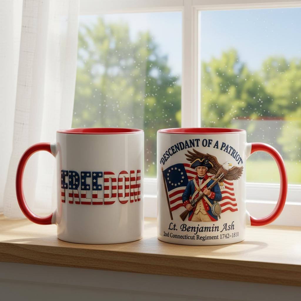 Personalized 250th Anniversary United States Mug, Descendant of a Patriot 1776–2026 Coffee Cup, Historic American Heritage Gift - image 4