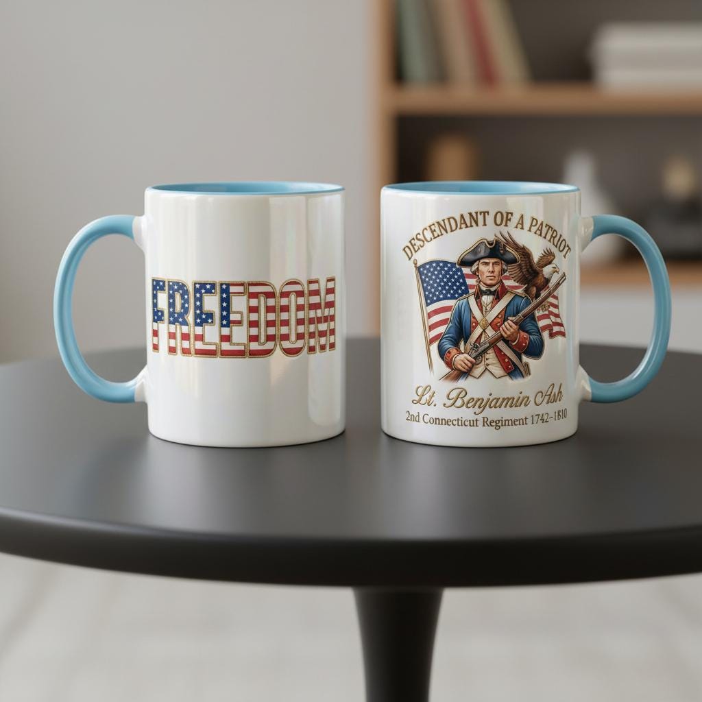 Personalized 250th Anniversary United States Mug, Descendant of a Patriot 1776–2026 Coffee Cup, Historic American Heritage Gift - image 4