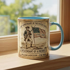 Personalized 250th Anniversary United States Mug, Descendant of a Patriot 1776–2026 Coffee Cup, Historic American Heritage Gift - image 2