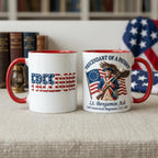 Personalized 250th Anniversary United States Mug, Descendant of a Patriot 1776–2026 Coffee Cup, Historic American Heritage Gift