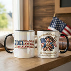 Personalized 250th Anniversary United States Mug, Descendant of a Patriot 1776–2026 Coffee Cup, Historic American Heritage Gift